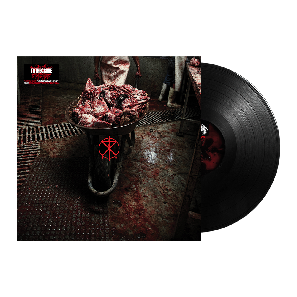 To The Grave - Liberation Front - Black LP