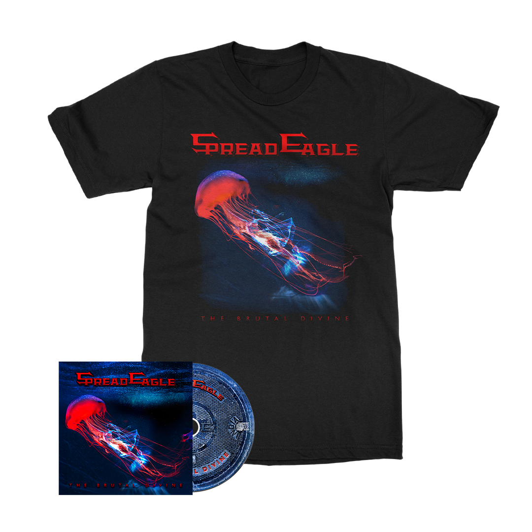 Spread Eagle - The Brutal Divine - CD Merch Bundle