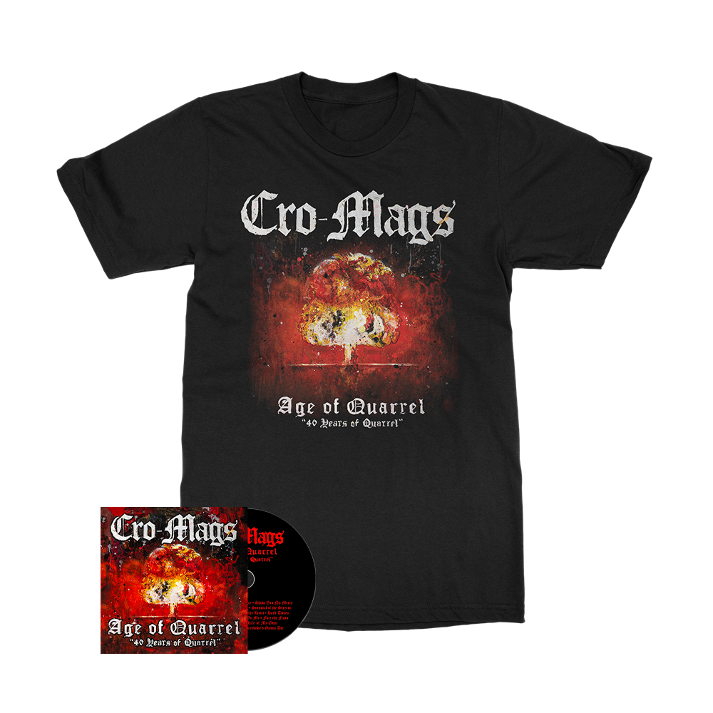 Cro-Mags - Age of Quarrel - 40 Years of Quarrel - CD Merch Bundle