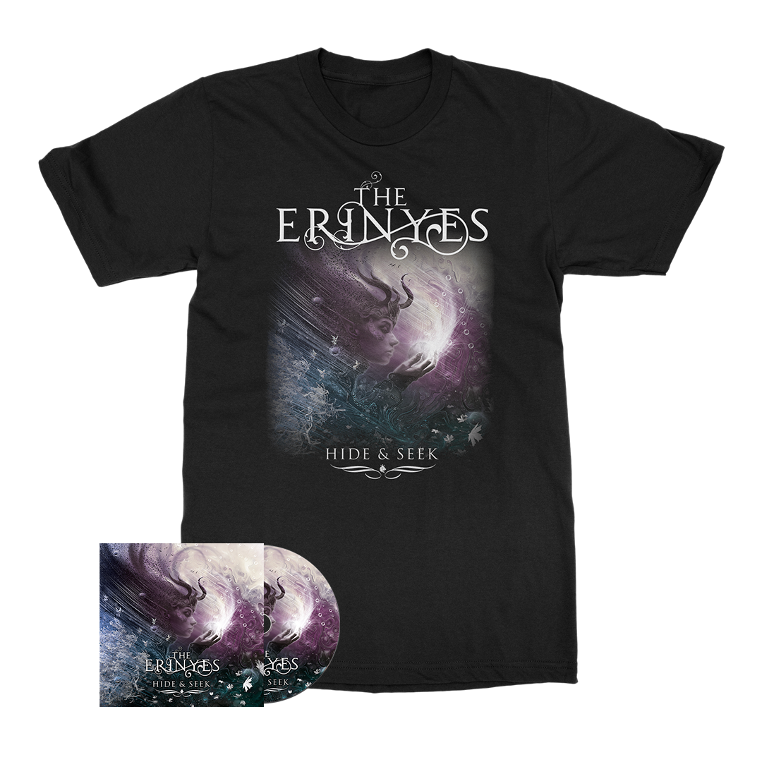 The Erinyes - Hide And Seek - CD Merch Bundle