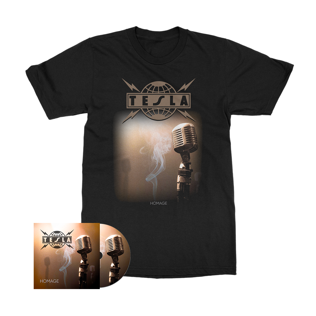 Tesla - Homage - CD Merch Bundle
