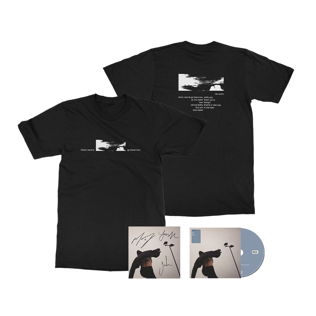 The XCERTS - i think i want to go home now. - CD Merch Bundle