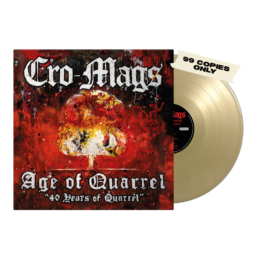 Cro-Mags - Age of Quarrel - 40 Years of Quarrel - Gold LP