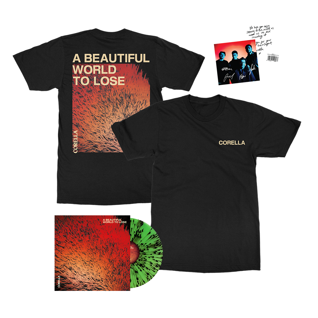 Corella - A Beautiful World to Lose - Vinyl Merch Bundle