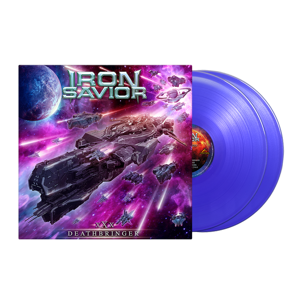 Iron Savior - Deathbringer - Blue Transparent 2LP