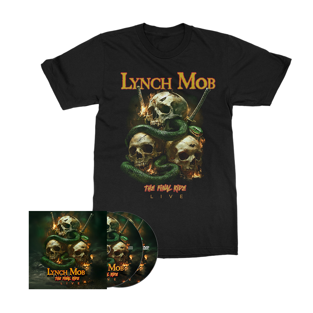 Lynch Mob - The Final Ride - CD Merch Bundle