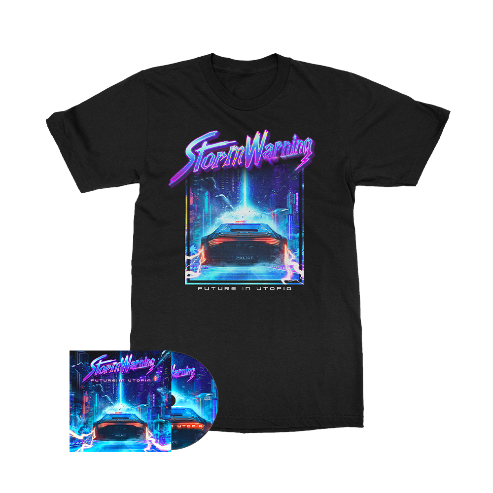 Stormwarning - Future In Eutopia - CD Merch Bundle
