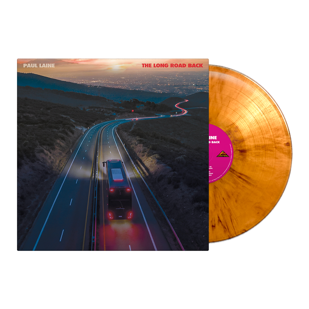 Paul Laine - The Long Road Back - Orange Black Marble LP