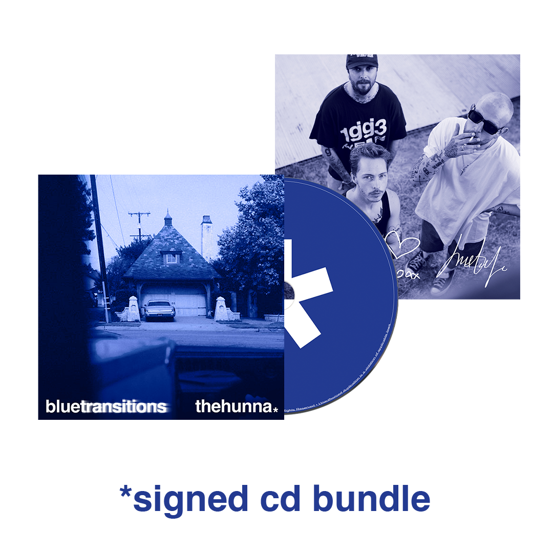 The Hunna - blue transitions - Signed CD Bundle
