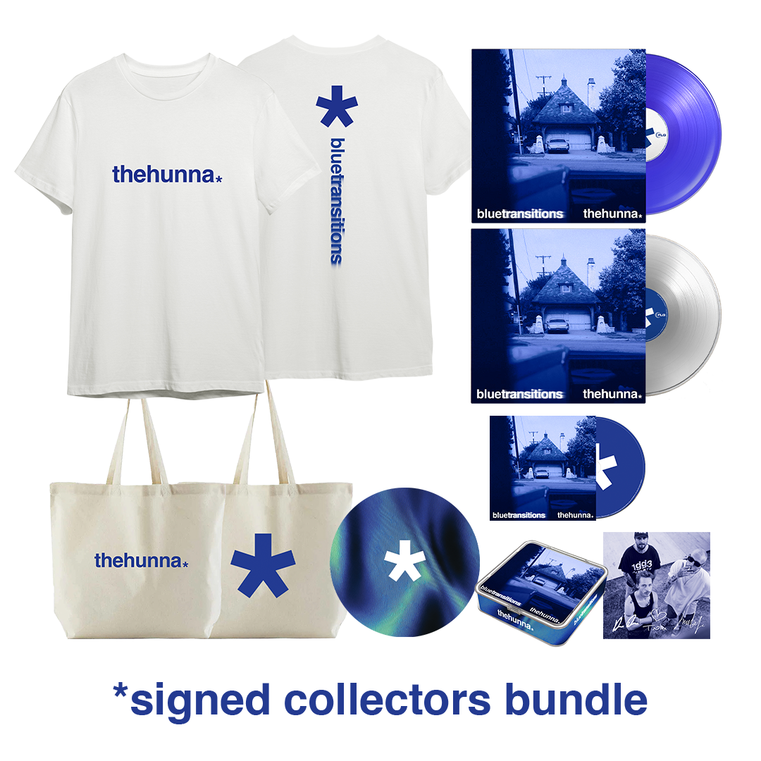 The Hunna - blue transitions - Signed Collector's Bundle