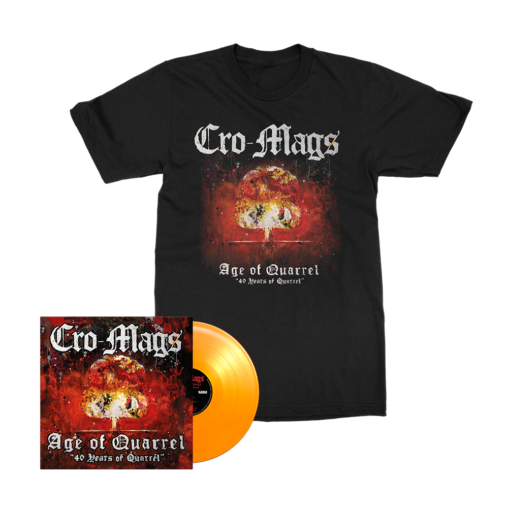 Cro-Mags - Age of Quarrel - 40 Years of Quarrel - Vinyl Merch Bundle