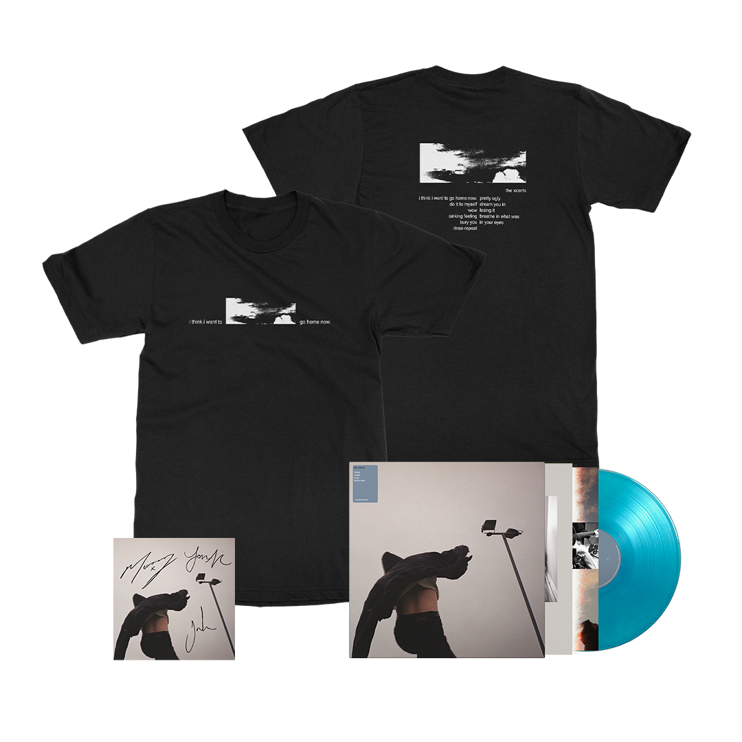 The XCERTS - i think i want to go home now. - Vinyl Merch Bundle