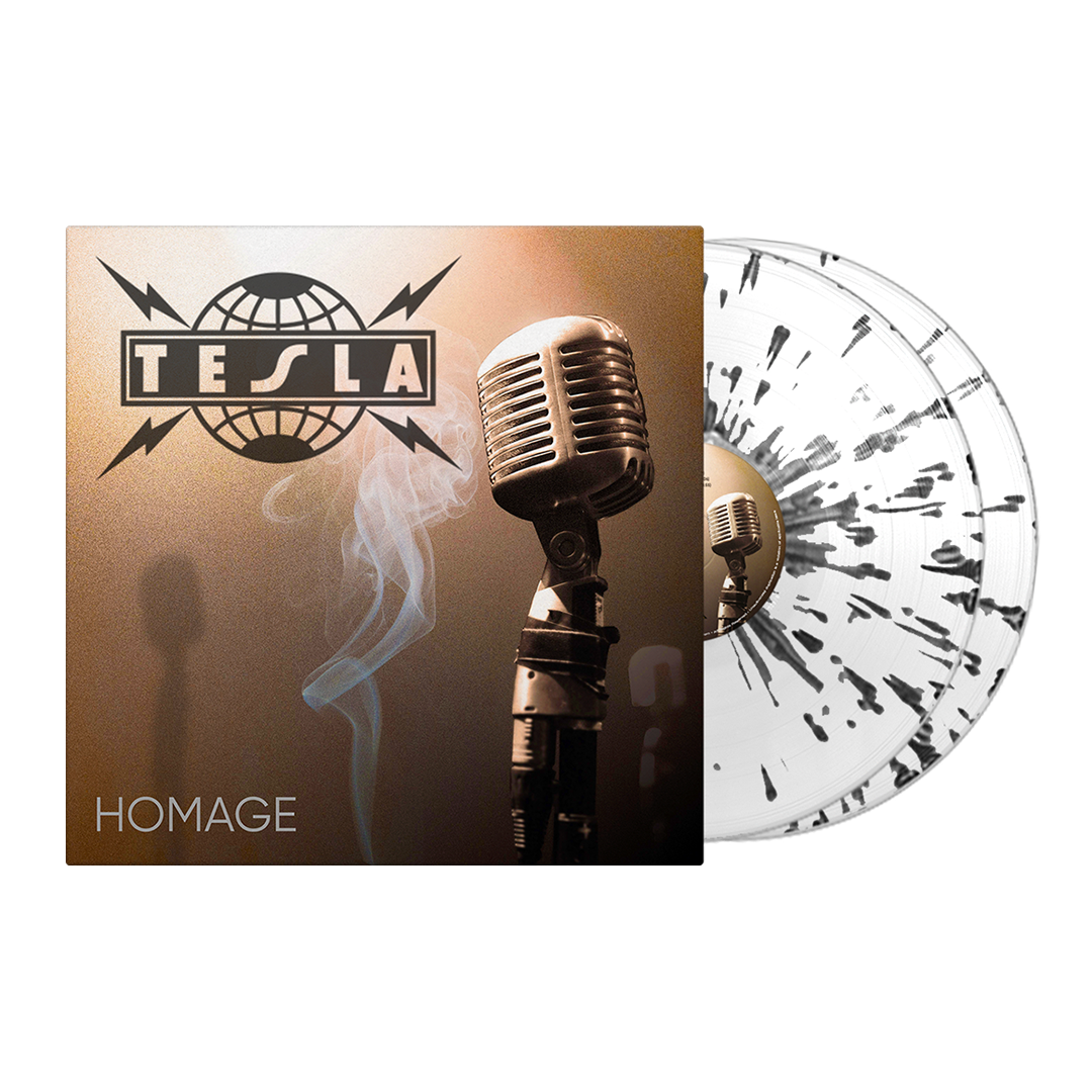 Tesla - Homage - White Black Splatter 2LP